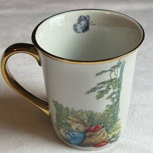 BEATRIX POTTER Peter Rabbit "Once Upon A Time" Mug Cup Collectible Brand New